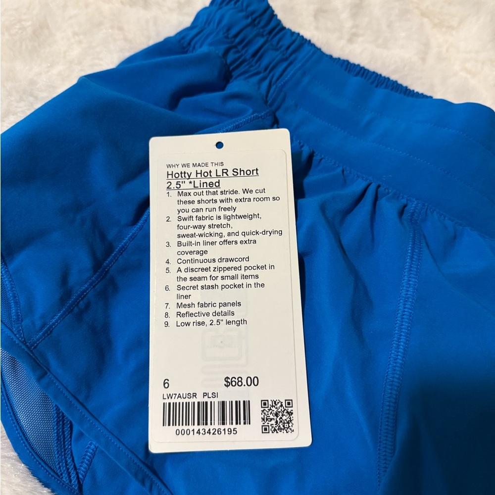 Lululemon Blue Hotty Hot LR Shorts